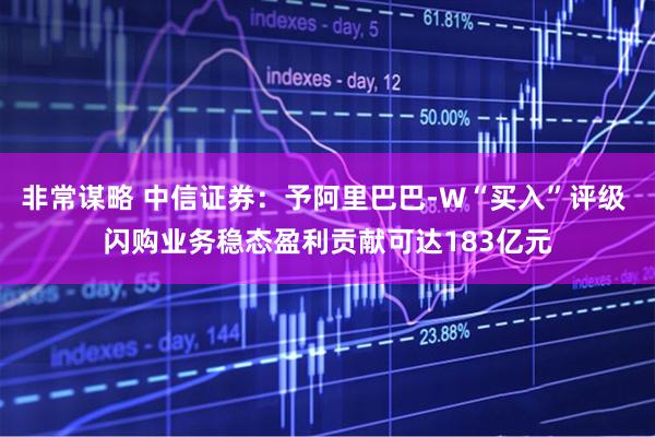 非常谋略 中信证券：予阿里巴巴-W“买入”评级 闪购业务稳态盈利贡献可达183亿元